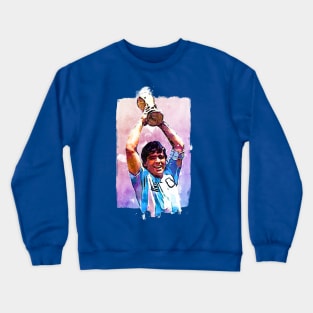 Maradona World Cup Trophy Crewneck Sweatshirt